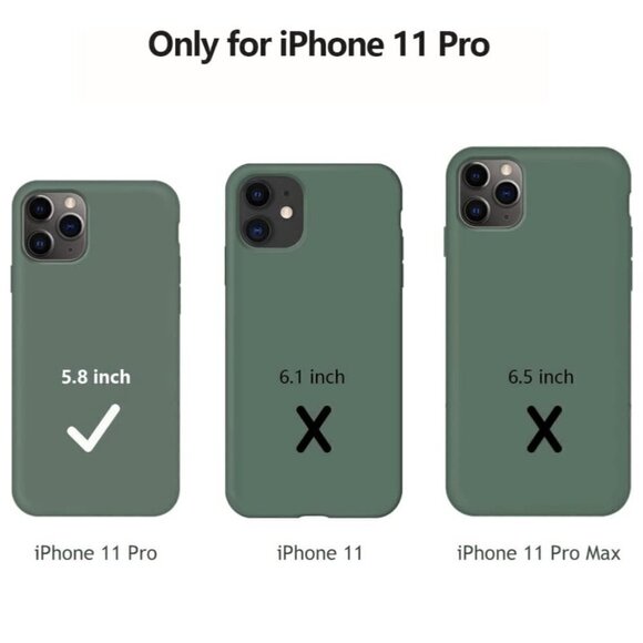 iPhone 11 Pro Case Liquid Silicone Case for iPhone 11 Pro 5.8 Inch. Slim - Picture 9 of 9